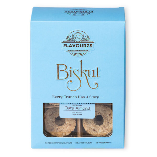 Oats Almond Cookies – Premium Box (250 gms)