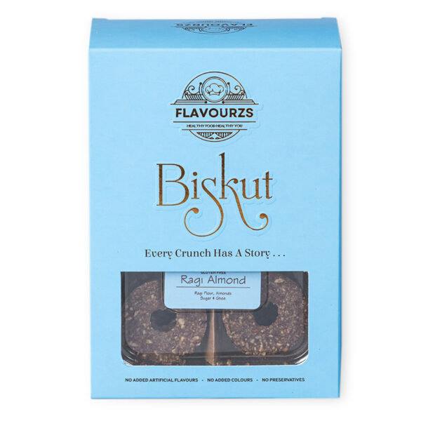 Ragi Almond Cookies – Premium Box (250gms)