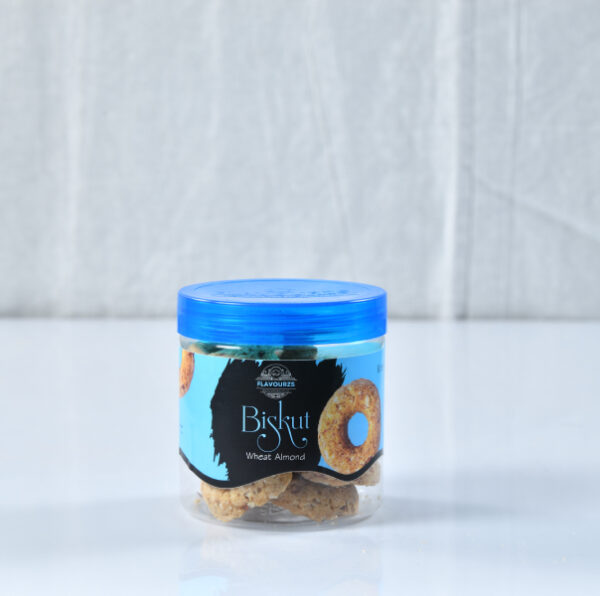 Wheat Almond Cookies – Jar Pack (130 gms)