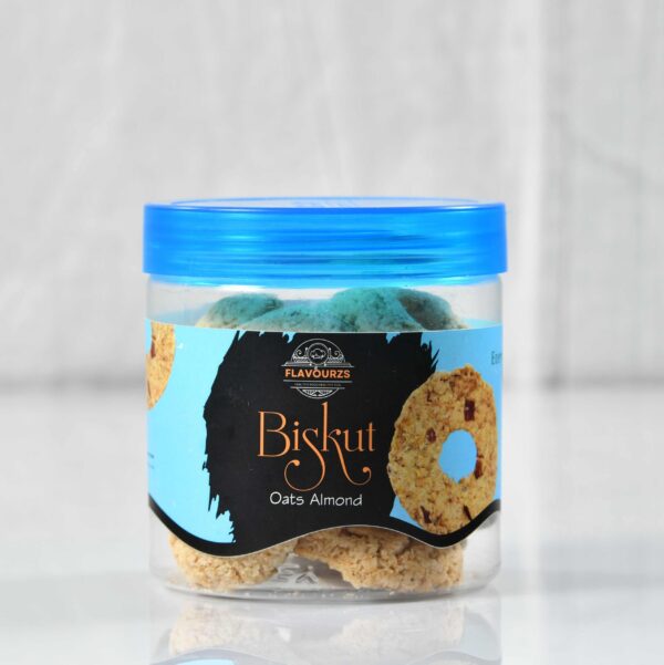 Oats Almond Cookies – Jar Pack (130 gms)